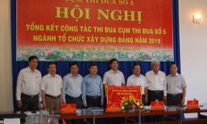 Cụm thi đua số 5 Ngành Tổ chức xây dựng Đảng tổng kết công tác năm 2019